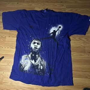 Vintage 90’s DR Dream USA Michael Jordan T-shirt Size XXL 2XL Chicago Bulls Blue